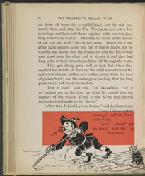 Illustration fra "Den vidunderlige troldmand fra Oz" af Lyman Frank Baum