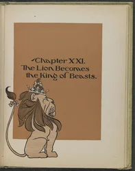Illustration fra "Den vidunderlige troldmand fra Oz" af Lyman Frank Baum