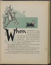 Illustration fra "Den vidunderlige troldmand fra Oz" af Lyman Frank Baum