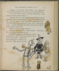 Illustration fra "Den vidunderlige troldmand fra Oz" af Lyman Frank Baum
