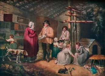 Sælger kaniner, 1796, 1919