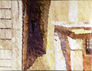 Calle Widmann, Venedig, 2013 (Olie på lærred)