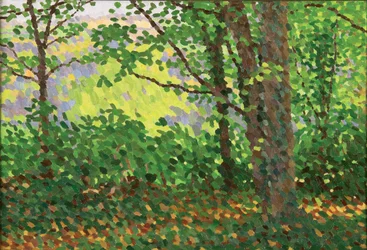 Septemberaften, 2010 (Olie på lærred)