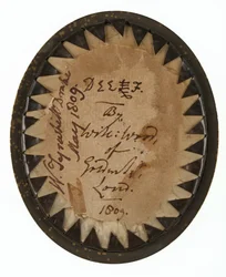 Kaptajn (senere oberstløjtnant) William Tyrwhitt-Drake (1785-1848), Royal Horse Guards, maj 1809 (miniature på elfenben)