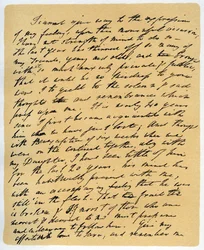 Brev fra William Wordsworth om Samuel Taylor Coleridges død den 29. juli 1834.