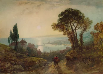 Udsigt over en havn, c1859, 1938
