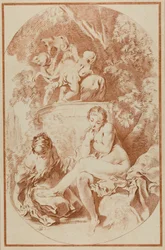 Bathsheba, fra En samling af tryk i efterligning af tegninger