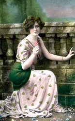 Gabrielle Ray 1883-1973, engelsk skuespillerinde, begyndelsen af det 20. århundrede.