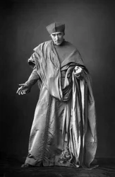 Henry Irving 1838-1905, engelsk skuespiller, 1893.