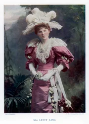 Letty Lind, skuespillerinde og danser, 1901.