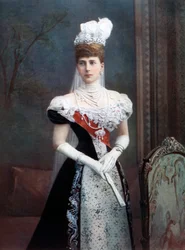 Prinsesse Alexandra af Danmark, slutningen af det 19. århundrede.