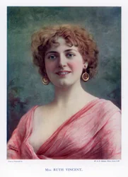 Ruth Vincent, skuespillerinde og sangerinde, 1901.
