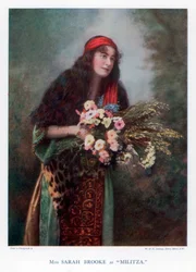 Sarah Brooke, britisk skuespillerinde, 1901.