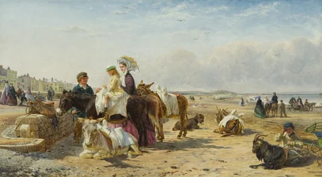 Weston Sands i 1864 (olie på lærred)