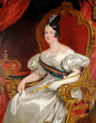 Portræt af D. Maria II, dronning af Portugal