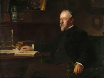 Daniel Franken Dzn (1838-98). Bankmand og kunstsamler