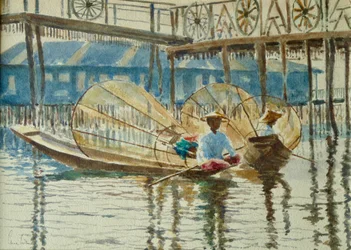 977 Legrowers i hvile, Inle Sø