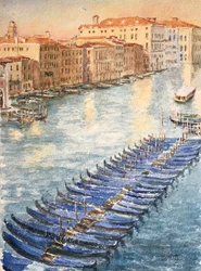 998 December solopgang fra Palazzo Michiel dal Brusa
