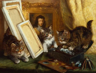 Kunstnerens killinger (olie på lærred)