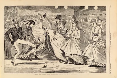 A Parisian Ball--Dancing at the Mabille, Paris, fra Harper