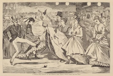 A Parisian Ball - Dancing at the Mabille, Paris, udgivet 1867.