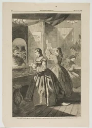 "Any Thing for Me, If You Please"-Postkontor for Brooklyn Fair til fordel for Sanitary Commission