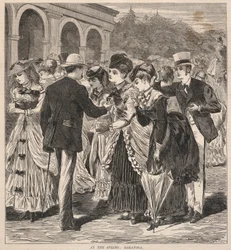 Ved foråret: Saratoga, fra Hearth and Home, 28. august 1869