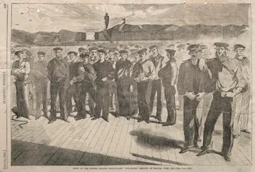 Besætning på United States Steam-Sloop Colorado, afsendt til Boston, juni 1861, 1861.