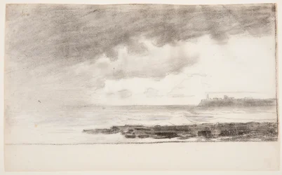 Tegning, bugten ved Cullercoats, England, 1881