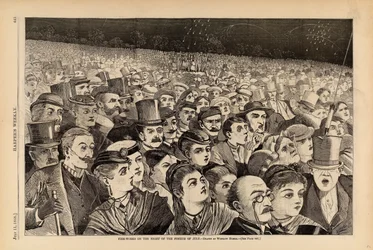 Fire-Works on the Night of the Fourth of July, fra Harper