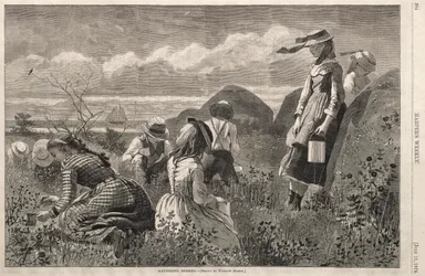 Indsamling af bær, 1874.