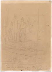 Grant og Lincoln i City Point, Virginia [recto], 1865.