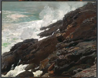 Høj klippe, Maines kyst