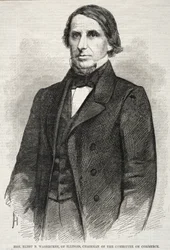 Hon. Elihu B. Washburne, fra Illinois, formand for komitéen for handel, 1860.