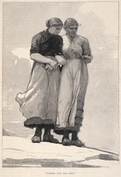 Looking Over The Cliff, fra The Century Magazine, november 1883