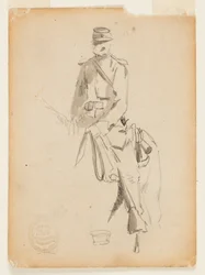 Beridet kavaleriofficer