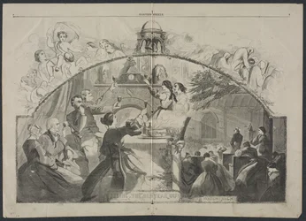 At se det gamle år ud, 1861.