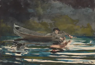Skitse for hund og jæger, 18911892.