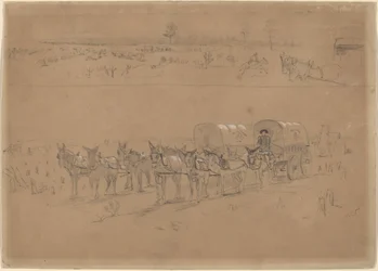 Forsyningstog, 1864.