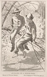 Gynger i et birketræ, 1867.