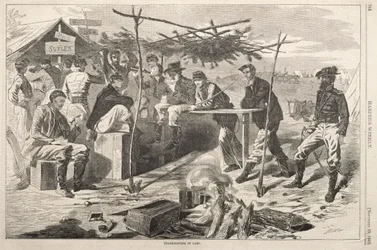 Thanksgiving i lejren, 1862.