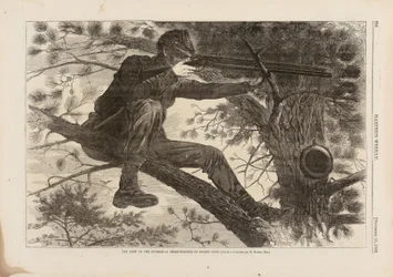 The Army of the Potomac, A Sharp-Shooter on Picket Duty, offentliggjort i Harper