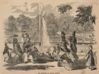 Springvandet på Boston Common, fra Ballou