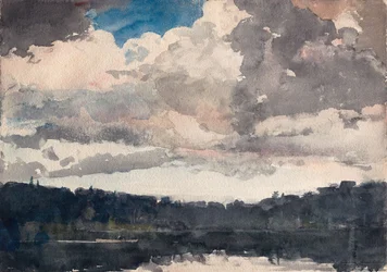 Den ensomme båd, North Woods Club, Adirondacks