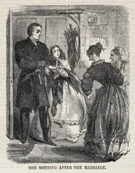 Mødet efter ægteskabet, 1860.