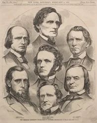 Den løsrevne Mississippi-delegation i Kongressen, 1861.