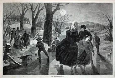 The Skating Season--1862, fra Harper