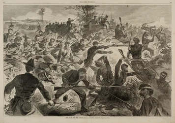 Krigen for Unionen 1862 - Et bajonetangreb, fra Harper