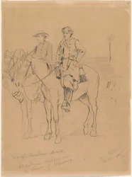 To spejdere, 1865.