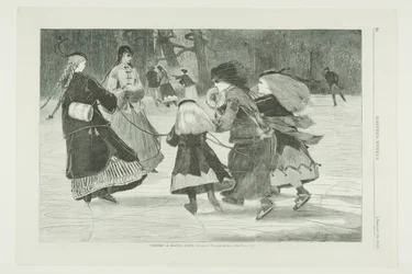 "Winter"—A Skating Scene